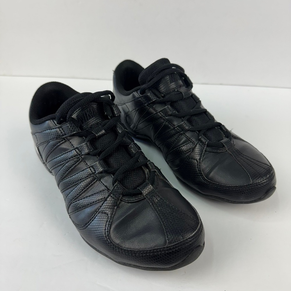 Nike Cheerleading Shoes Women's Size 7.5 Black Athletic Training Gym Sneakers
